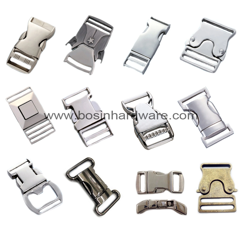 Chrome Mens Metal Slide Belt Buckle for Leather Craft