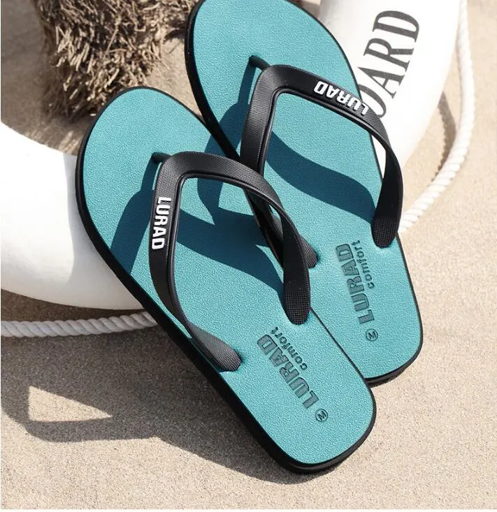 EGO Slippers Flip-Flops High Quality Men's Beach Sandals Fashion Slippers