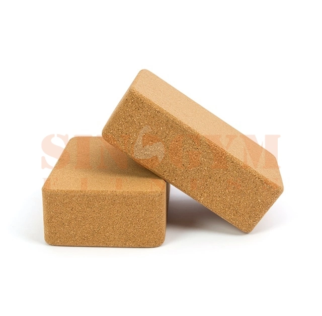 Body Building Cork Yoga Pilates Block or Yoga Bricks