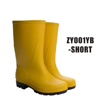 Men Foot Wear High Quality Safety Boots Work Boots Yellow Boots Rain Boots