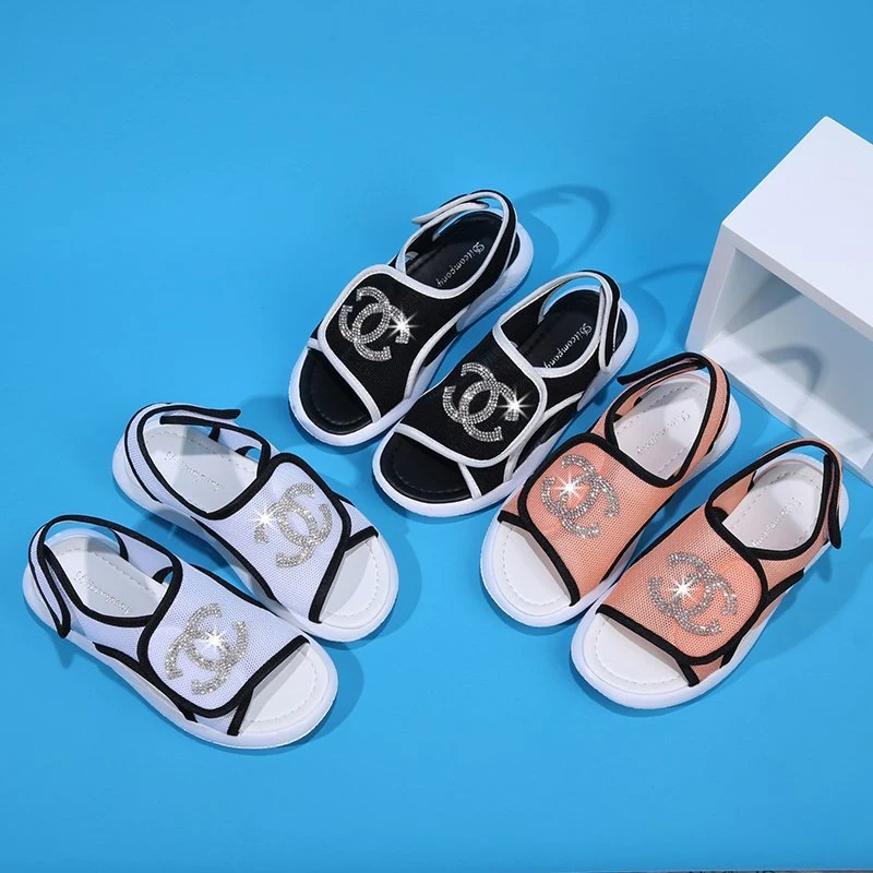 Women Mesh Sandals Breathable Hook and Loop Non-Slip Sports Travel Outdoor Activity Sandals Esg12735
