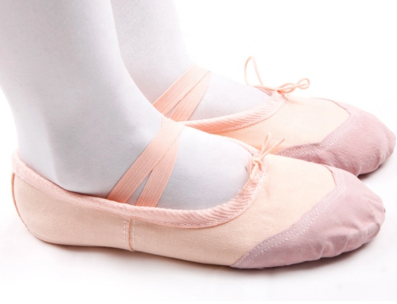 Cheapest Foldable Leather Head Ballerina Dance Shoes Ballet Flats Shoes