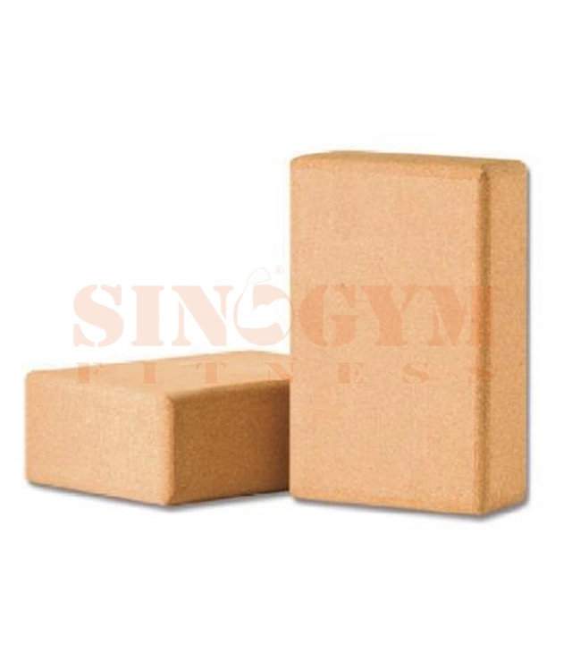 Body Building Cork Yoga Pilates Block or Yoga Bricks