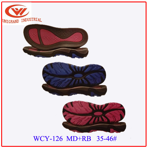 Fashion Summer Wear-Resisting Sandals Sole with for Making Sandals