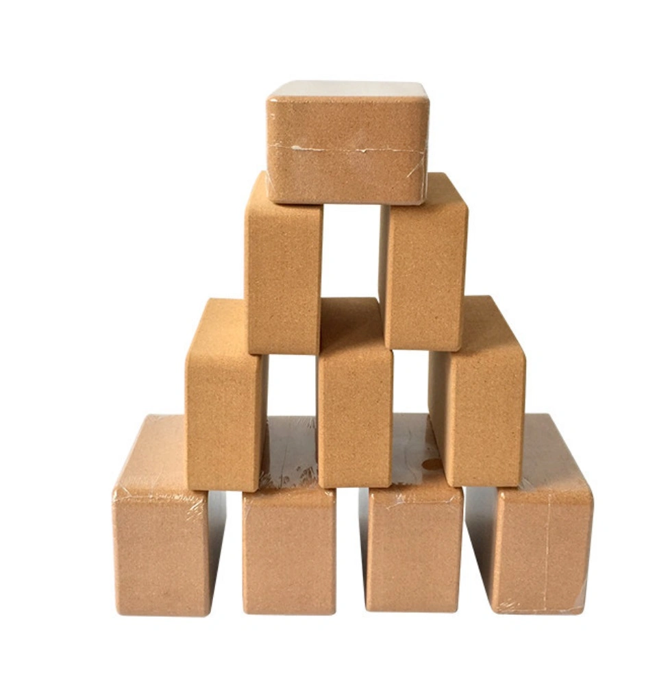 Cork Yoga Blocks Brick Cork Exercise Natural Non-Slip Blocks