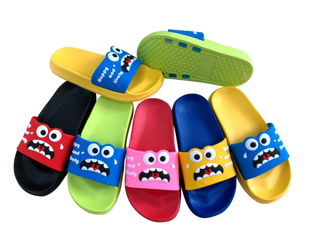 Summer Cartoon Kids Slippers Boys Non-Slip Breathable Children's Sandals