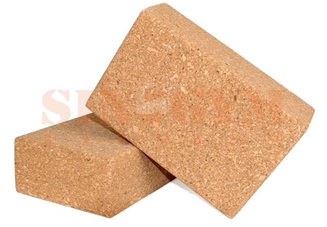 Body Building Cork Yoga Pilates Block or Yoga Bricks