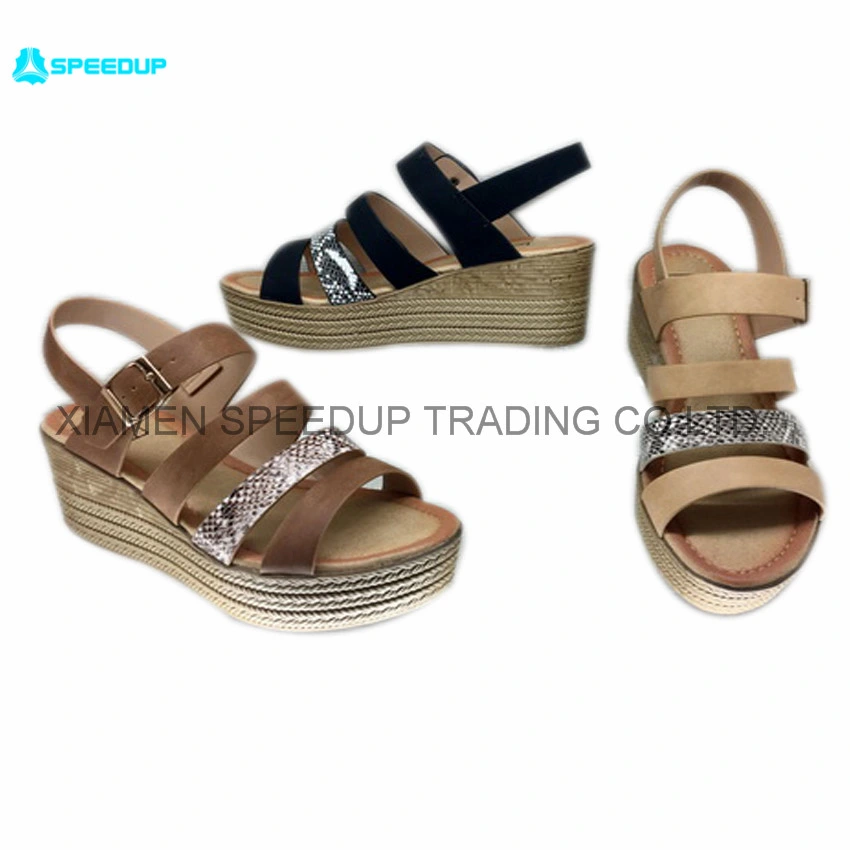 High Quality Trendy New Develop Wedge Ladies Sandals