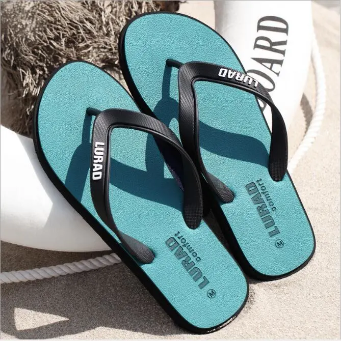 EGO Slippers Flip-Flops High Quality Men's Beach Sandals Fashion Slippers