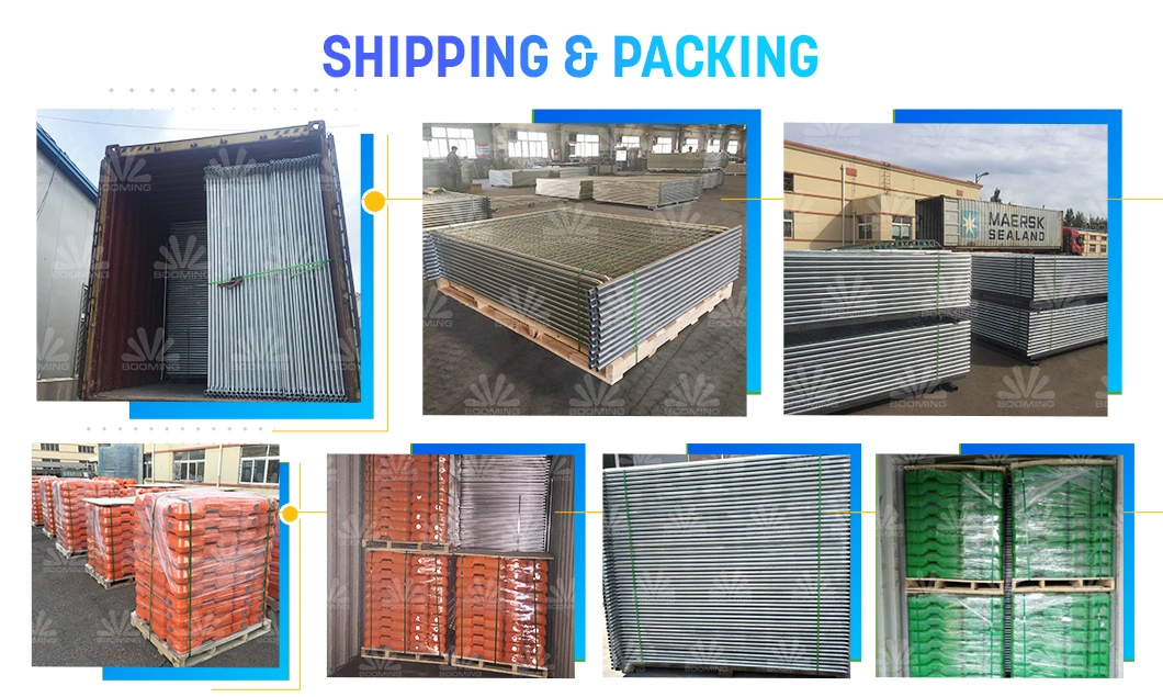 Construction Fence Panels Welded Steel Wire Mesh Temporary Fencing