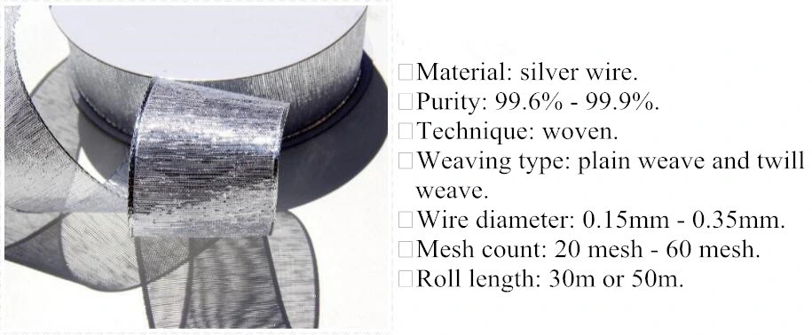 Timesetl Silver Woven Wire 10 Mesh - 12