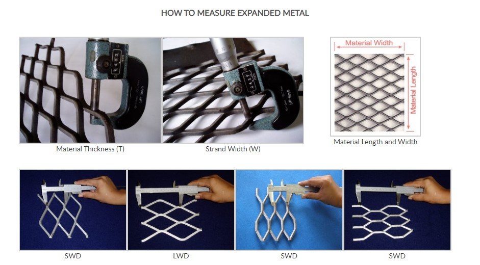 Durable Expanded Metal Panel Expanded Mesh for Mine