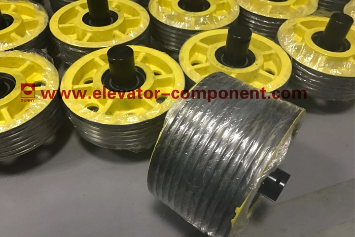 Elevator Iron Pulley or Nylon Pulley for Traction System