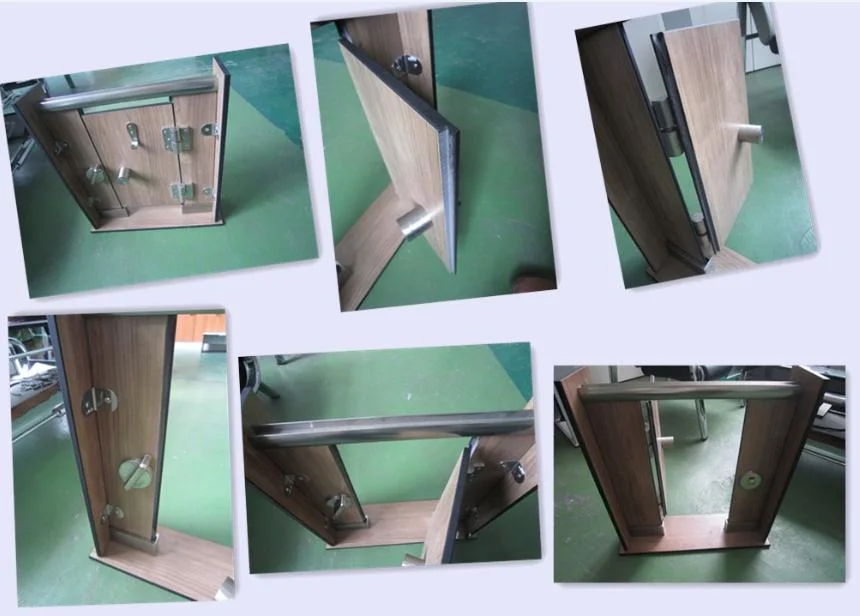 Fumeihua HPL Phenolic Toilet Partition Board with Nylon & Stainless Steel Hardware