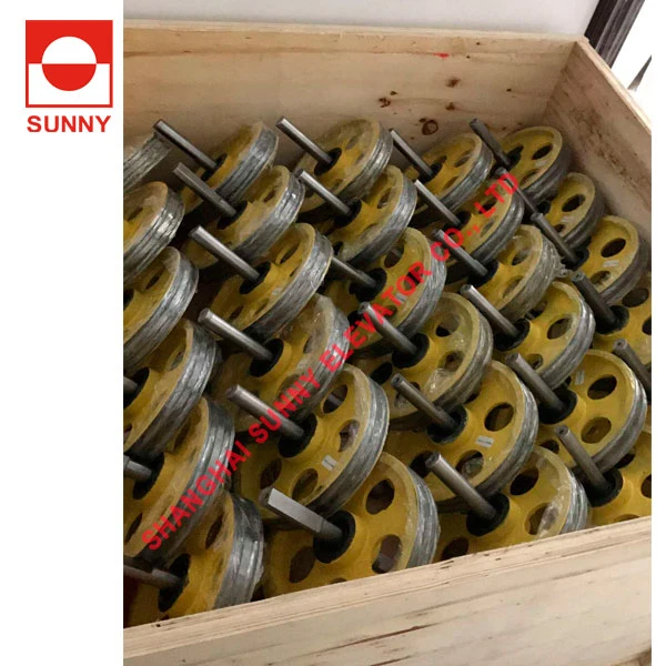 Elevator Iron Pulley or Nylon Pulley for Traction System