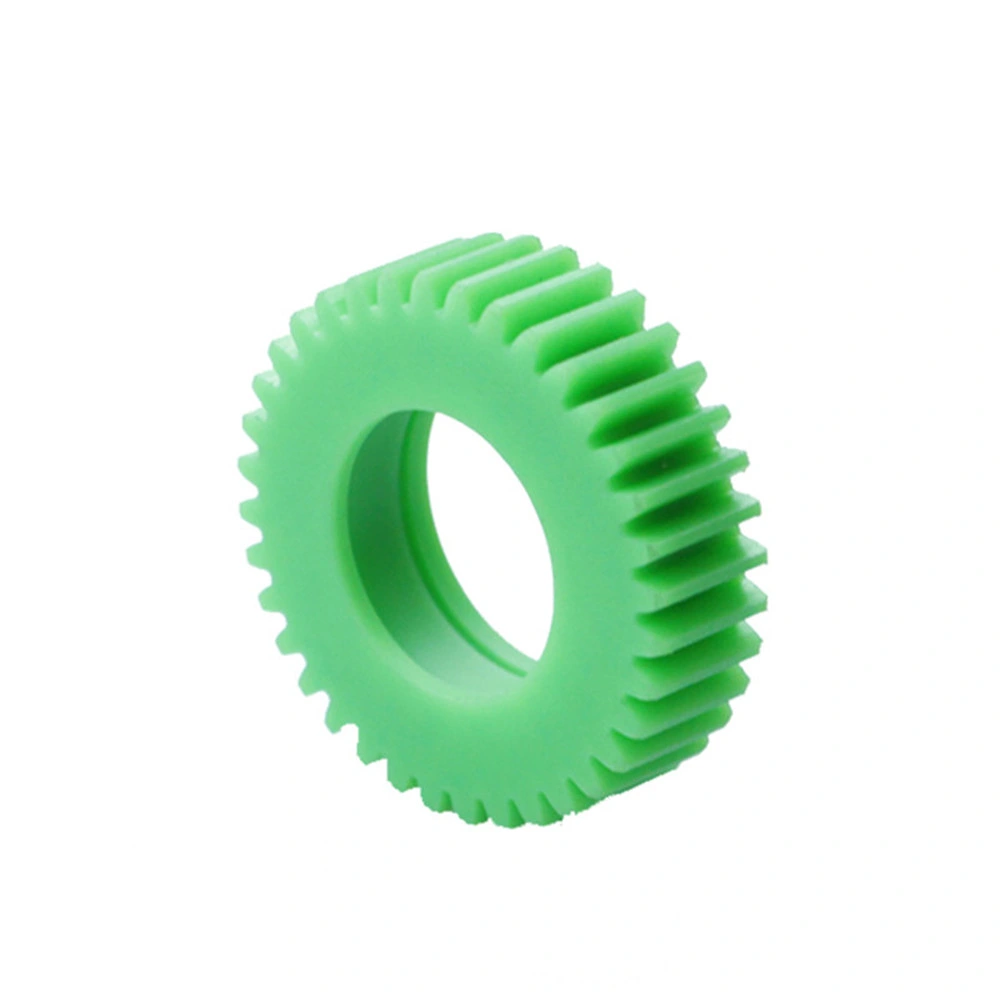 Black Plastic Nylon Tooth Gear Design Drawings Customized CNC Machined High Precision PA6 Double Spur Gear