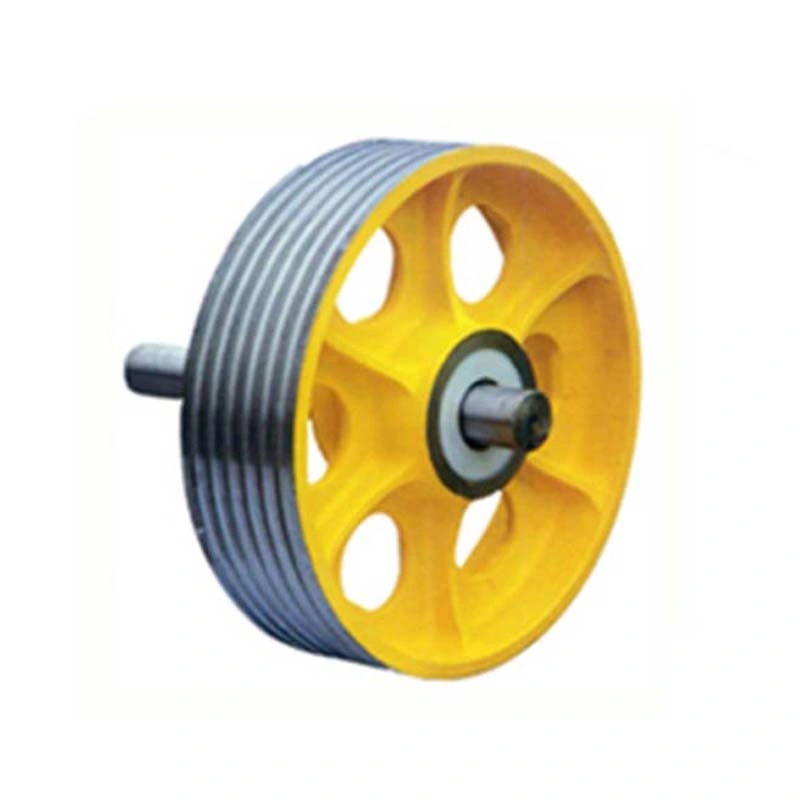 Elevator Wheel Traction Deflector Nylon Wire Rope Sheave with Bearing