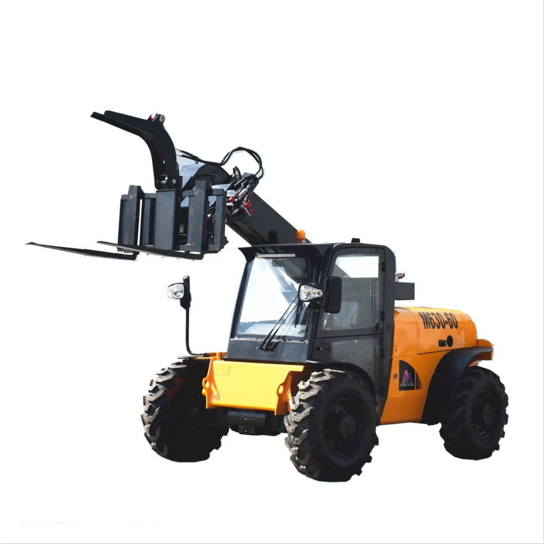 CE Palleft Fork Lifter Material Handling Forklift Equipment 3 Ton M630-60 Mini 4X4 Telescopic Forklift