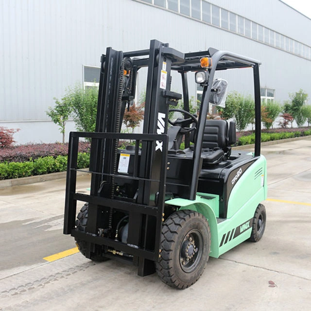 Vmax Factory 4 Wheel 48 Volt Curtis Electric Forklift Battery Powered Electric Forklift 2000 Kg