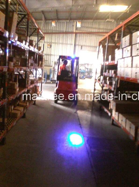 LED Safety Light Blue Spot Point Forklift Approaching Warning Light