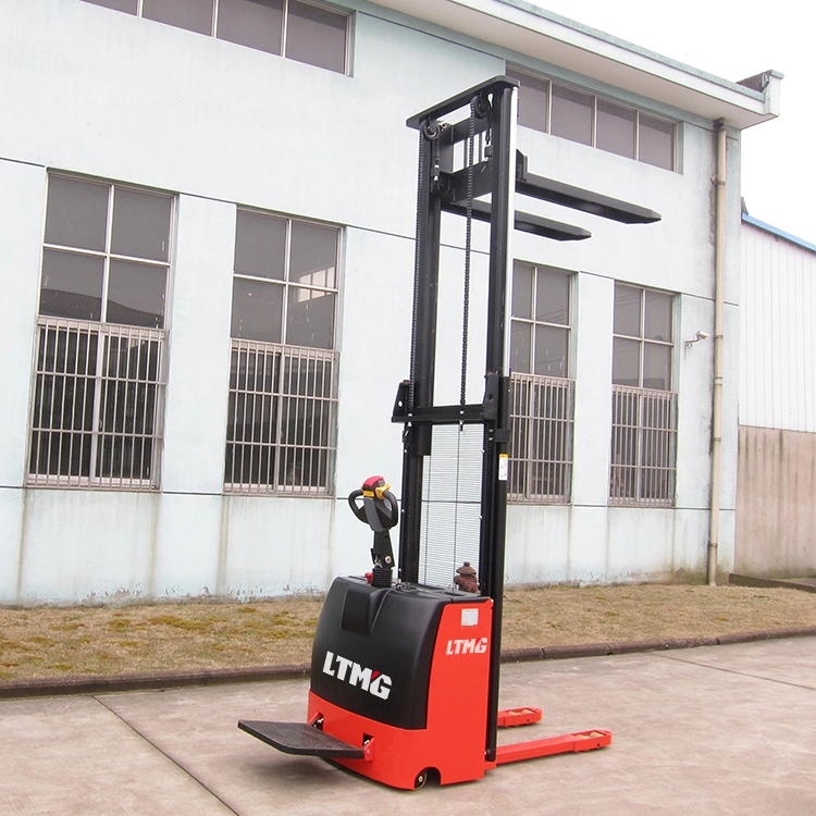 Ltmg 1.5 Ton Electric Forklift 1.5t Stand-on Type Electric Pallet Stacker