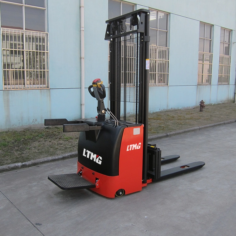 Ltmg 1.5 Ton Electric Forklift 1.5t Stand-on Type Electric Pallet Stacker