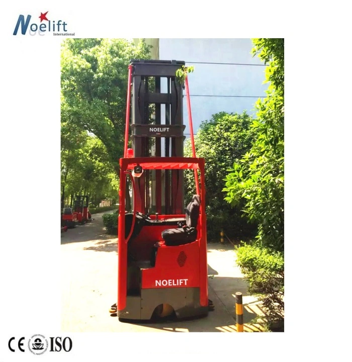 1000mm Lifting Height Electric Reach Forklift Truck with Curtis AC Controller