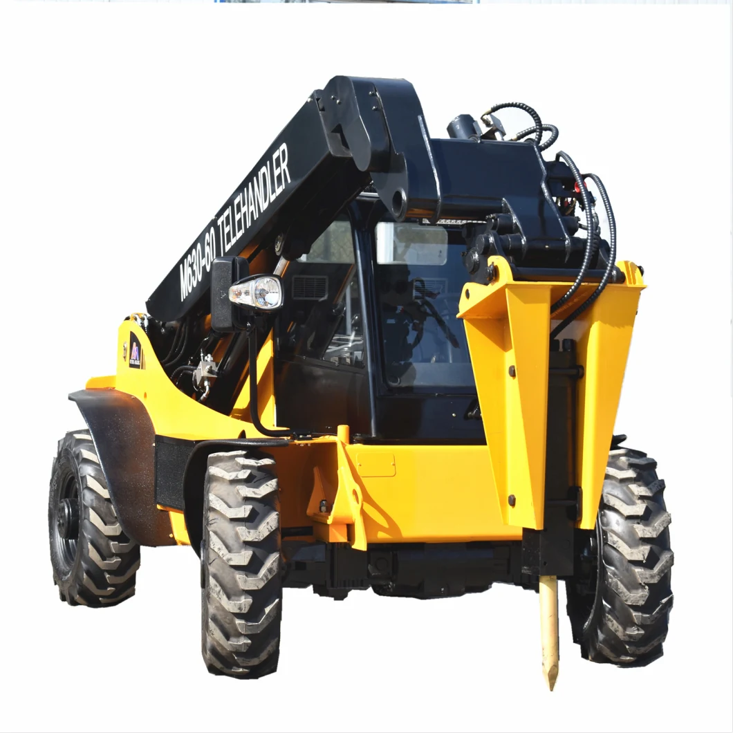 CE Palleft Fork Lifter Material Handling Forklift Equipment 3 Ton M630-60 Mini 4X4 Telescopic Forklift