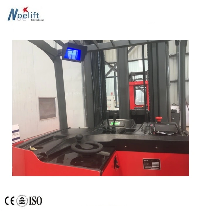 1000mm Lifting Height Electric Reach Forklift Truck with Curtis AC Controller