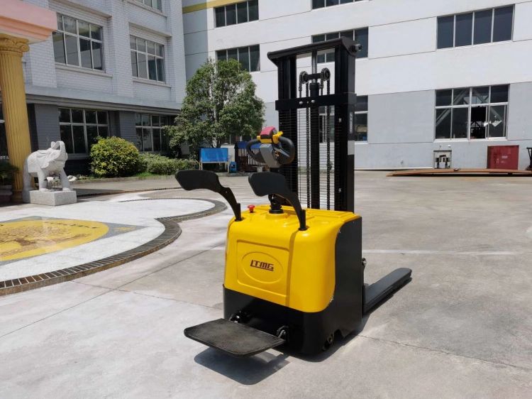 Stand up Electric Forklift 1.5ton Electric Pallet Stacker for Sale