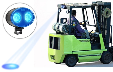 Electrical Trucks 12V Blue Signal Spot Point Forklift Warning Light