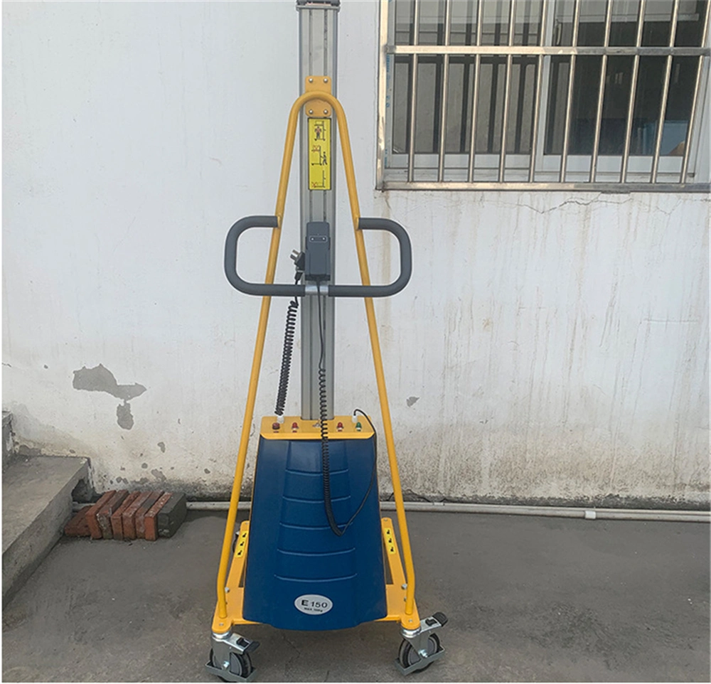 100kg 150kg Electric Lifting Stacker Lifter E100