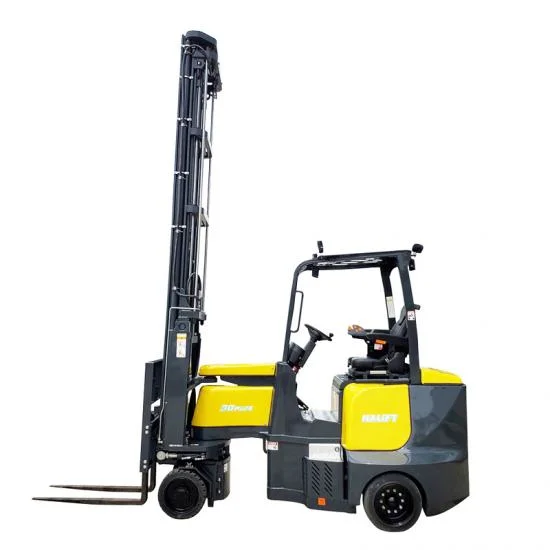 CE Approved 3000kg Electric Forklift Narrow Aisle Forklift Articulated Forklift