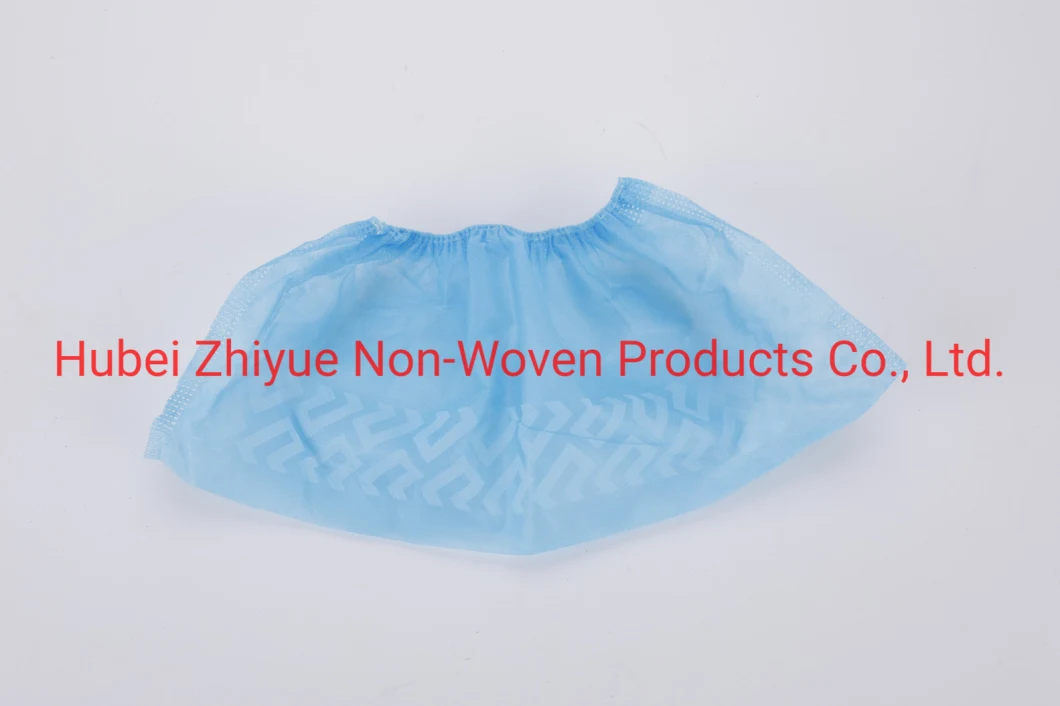 Medical Nurse Disposable Nonwoven Printing Shoe Cover/PP/SMS/CPE Plastic Cleaning Printing Shoe Covers