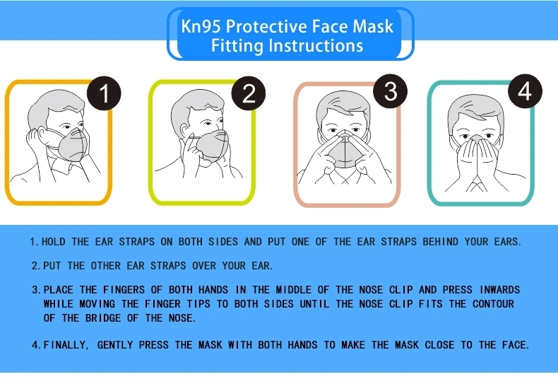 Factory Supply Pfe95% KN95 Face Mask Nonwoven Protective Mask