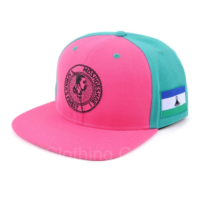 Cool Plain Custom Embroidery Customize Snapback Hats Flat Bill Hip Hop Cap Plain Snapback Hats