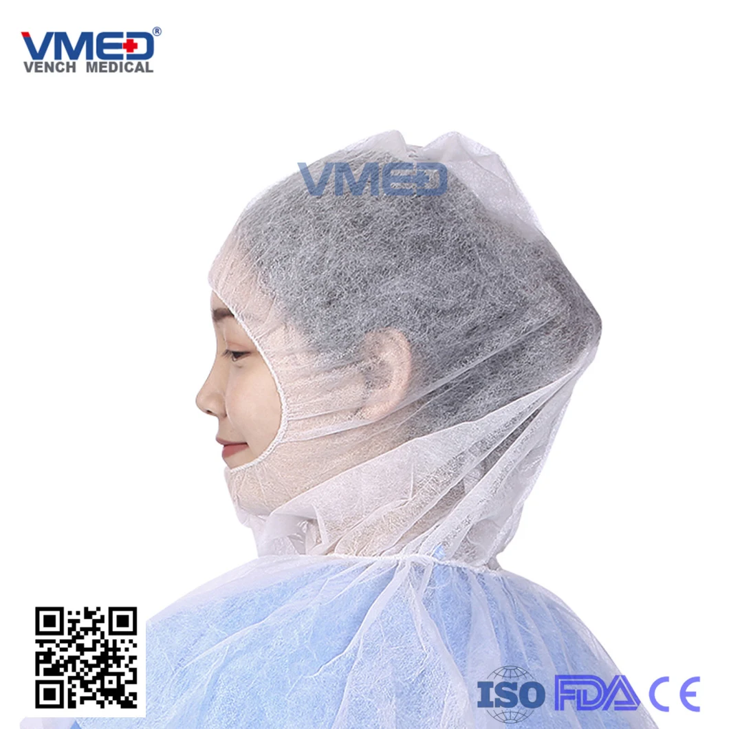 Disposable Nonwoven PP Hood Cover Protective Accessories PPE Products