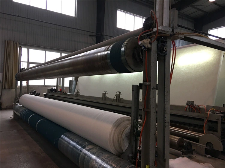 White Plain Waterproof Nonwoven Geotextile Fabric