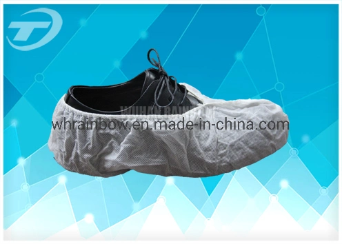 Industry/Medical Disposable Nonwoven/PP/SMS/CPE Non Slip Shoe Cover