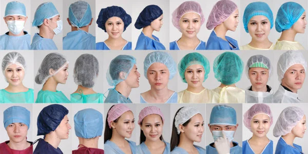 Nonwoven Disposable Head Cover, Hair Cover for Workers