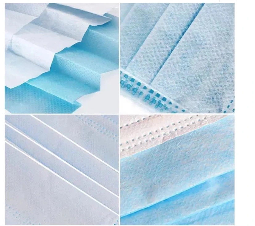 Meltblown Nonwoven Disposable Plain Work Face Mask