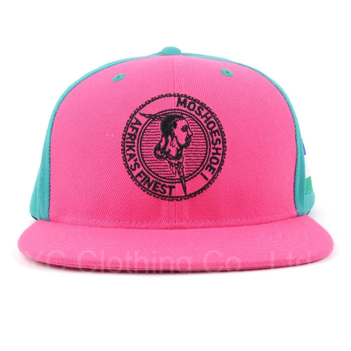 Cool Plain Custom Embroidery Customize Snapback Hats Flat Bill Hip Hop Cap Plain Snapback Hats