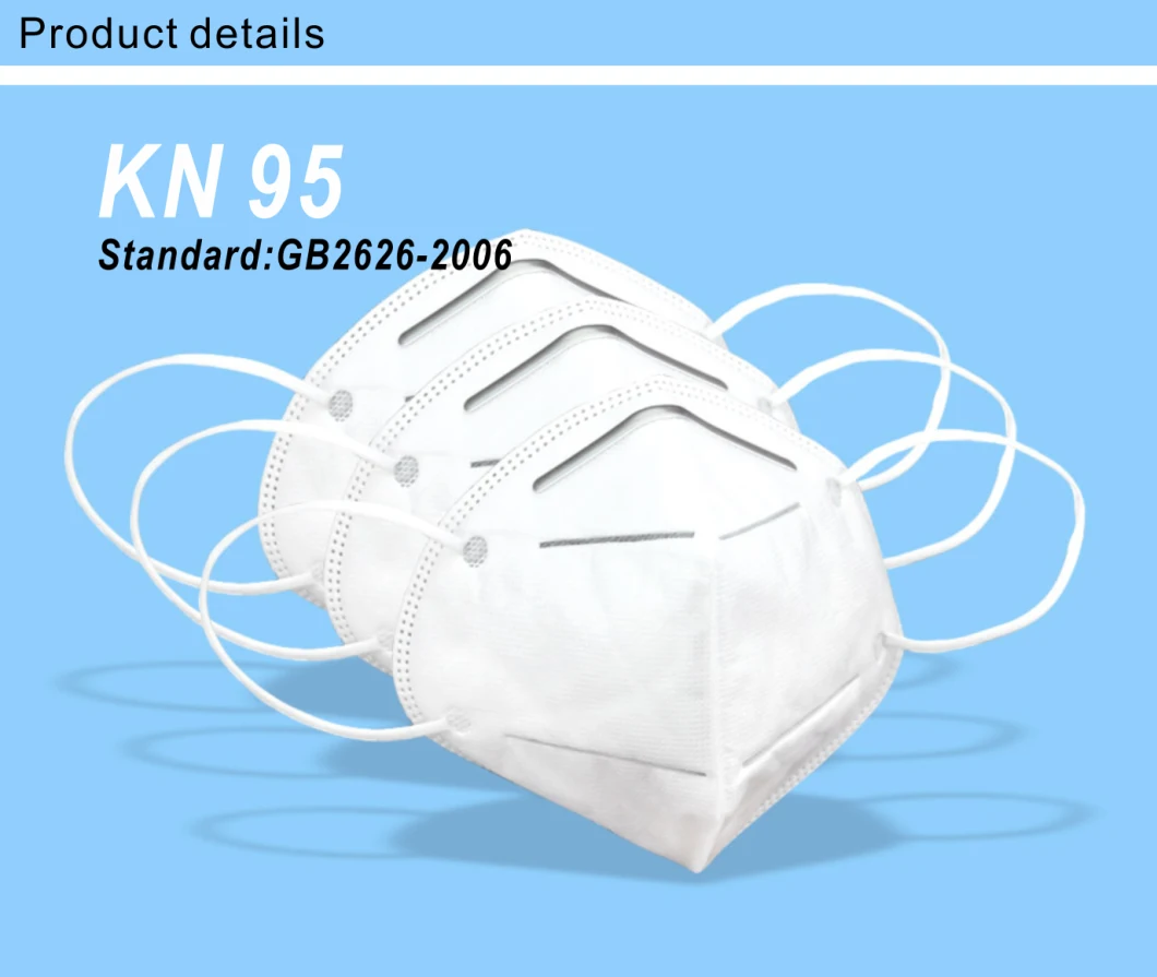 Kn95 Mask Adult Nonwoven Dust Mask Ffp2 En149: 2001 Face Mask