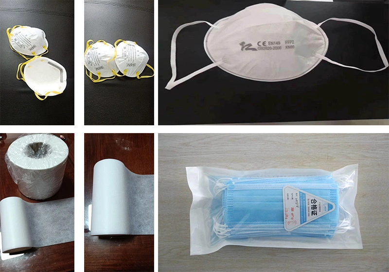 Factory Direct Sales Melt-Blown Nonwoven Cloth 3-Layer Disposable Civil Security and Protection Masks