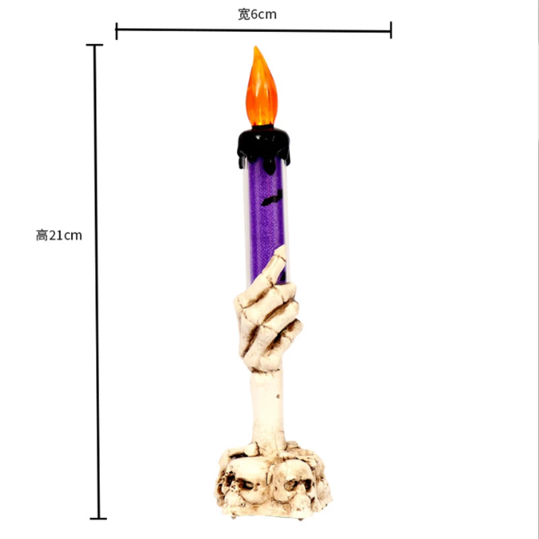 Halloween Candelabra Halloween Skeleton Candle Holder Light