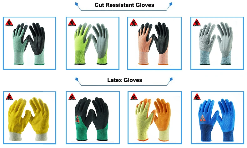 Economy Gray Polyester Nylon Gray Flat Smooth Nitrile Coated Work Gloves Oil Resistant Working Gloves