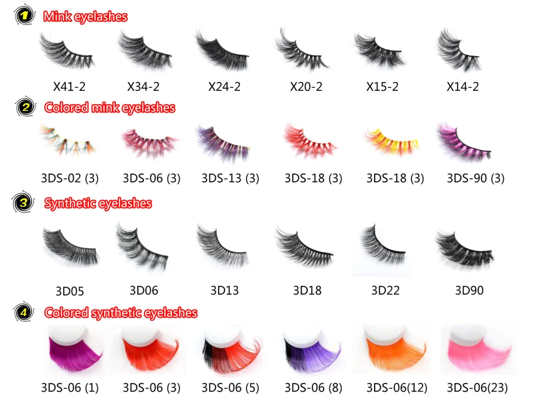 Hot Style Siberian 25mm 5D Mink False Eye Lashes Extension Custom Halloween Christmas Packaging