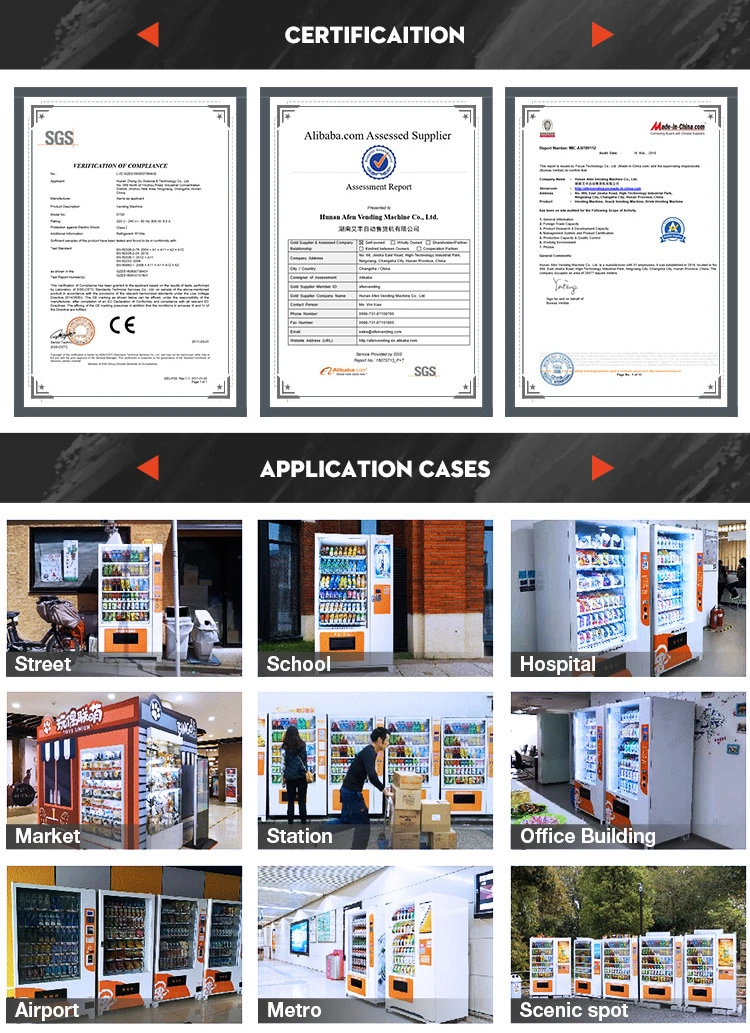 Afen Ce Approved Adult Products Contact Lenses Beauty Care Vending Machine with 2 Cabinets