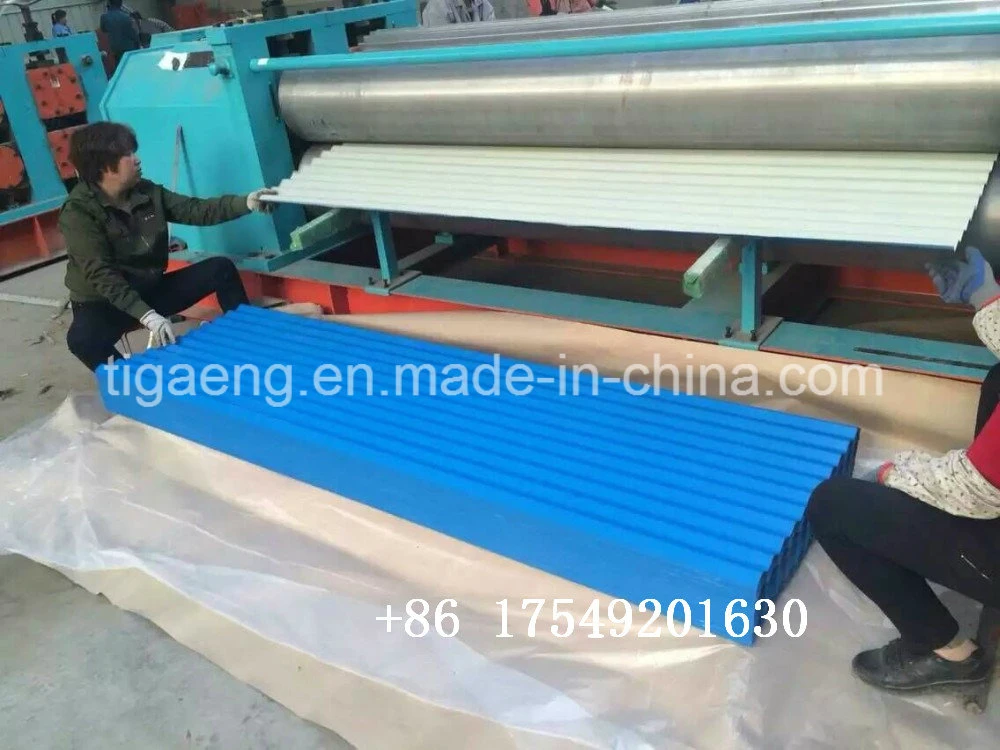 ISO Certification Blue Color Curved Corrugated Colored Galvanized Roofing Sheet