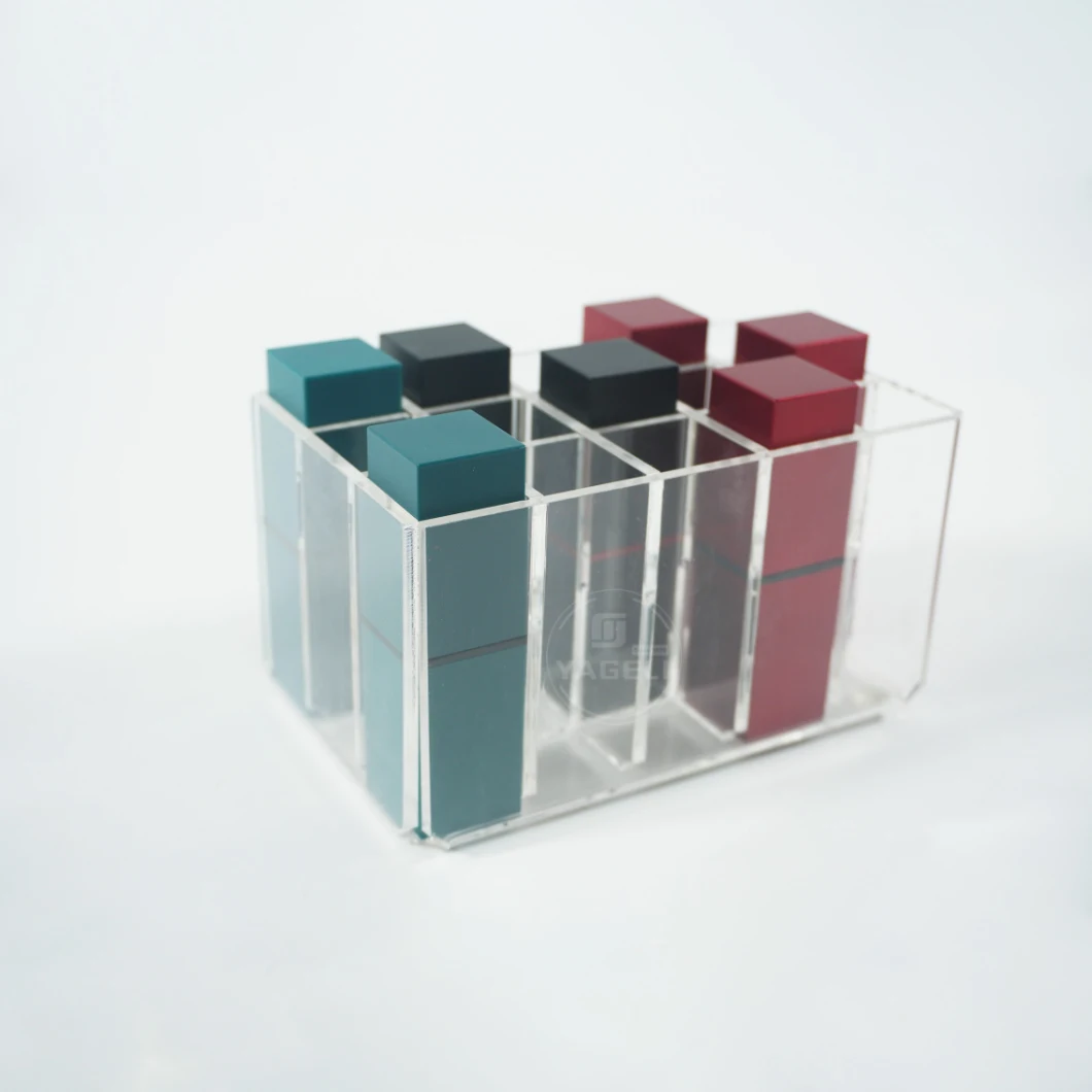 Wholesale Clear Acrylic 15 Slots Makeup Lipstick Holder Lipstick Organizer